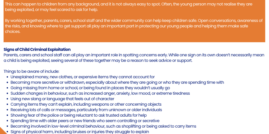 Jan 2026 Safeguarding newsletter